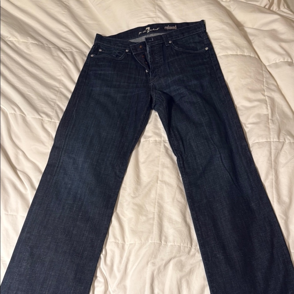 Men's Dark Blue Jeans